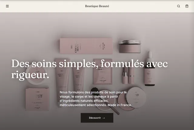 Aperçu du style Beauté — Hopla